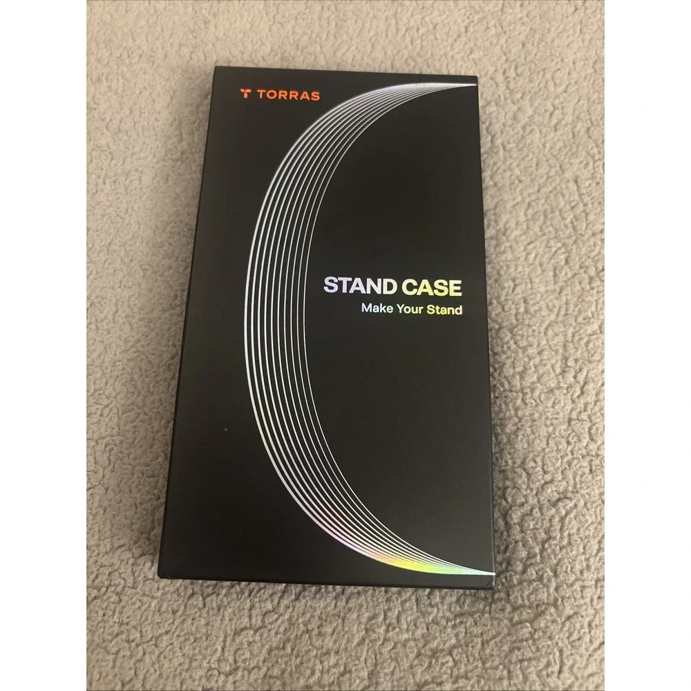 TORRAS Strong Magnetic &‎ Seamless Stand for iPhone 17 Pro Case-Black